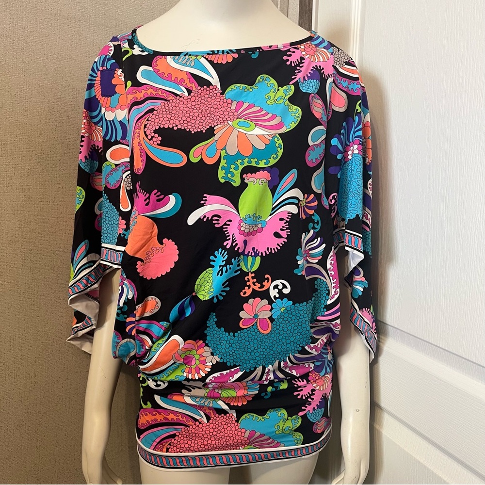 Trina Turk Casablanca Cover-Up Tunic/Top